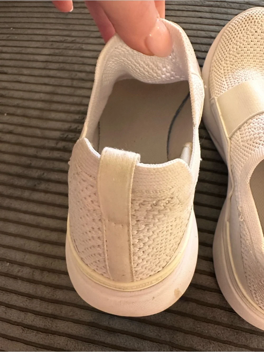 APL Women’s Slip-On Knit Sneakers in Pale Pink